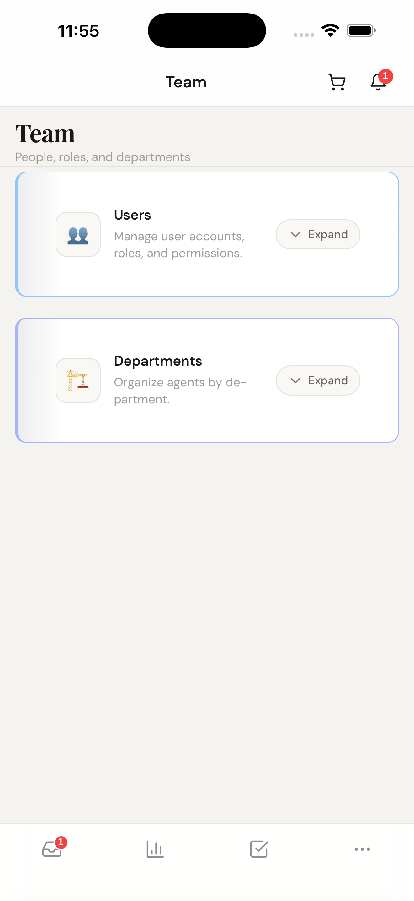 Account settings