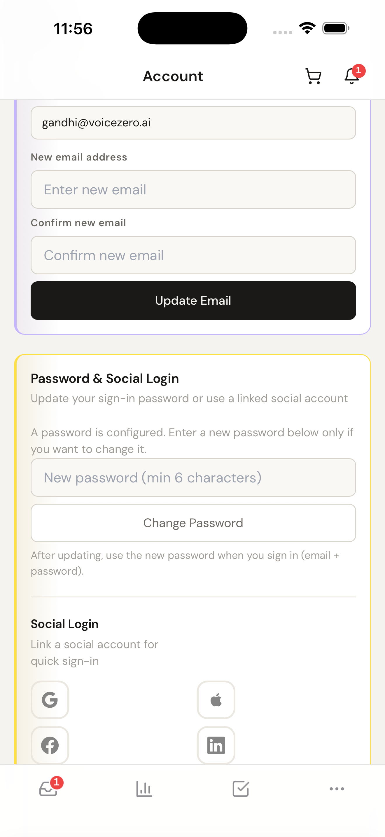 Security & login
